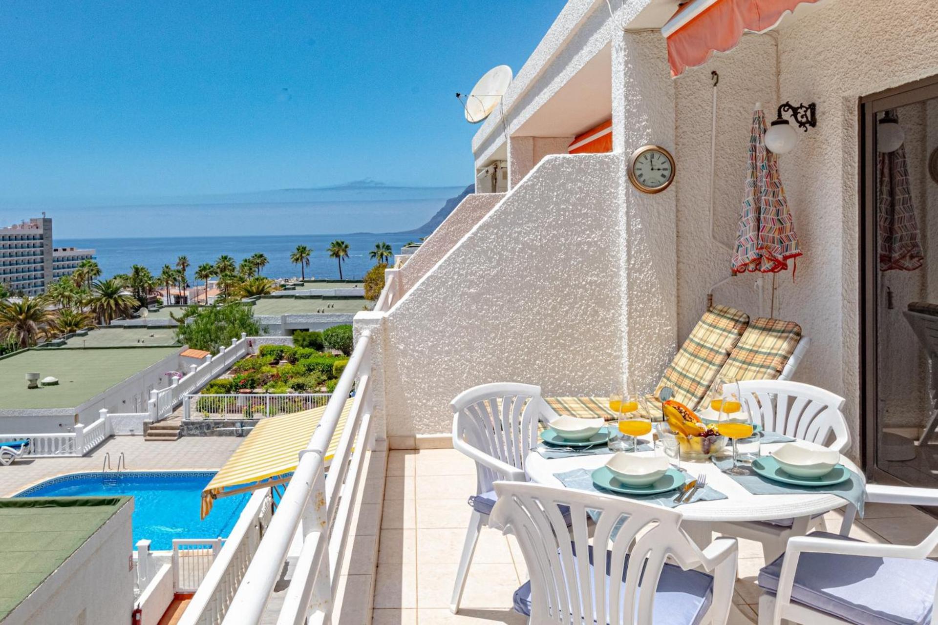 Sunny Oceanview Terrace By Dream Homes Tenerife Acantilado de los Gigantes Exterior foto